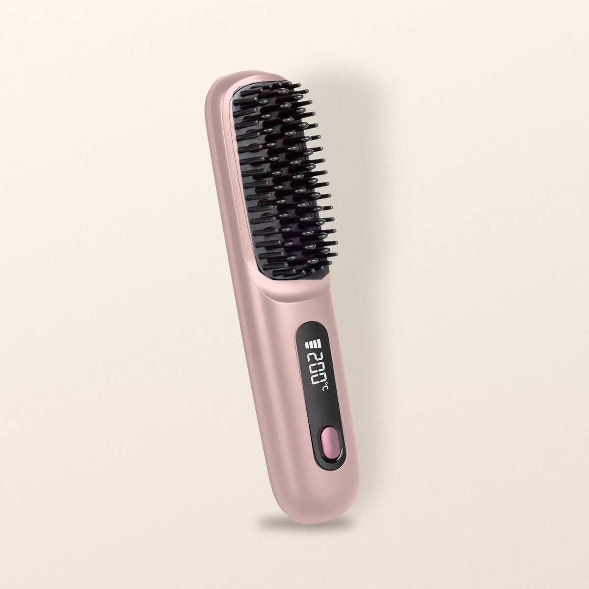 MAROVAR Lisse en rosa, cepillo alisador inalámbrico
